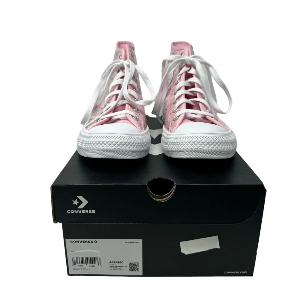 Converse Chuck Taylor Confetti High Top Casual Shoes Kids Women's Shoes A02928C - Picture 5 of 7